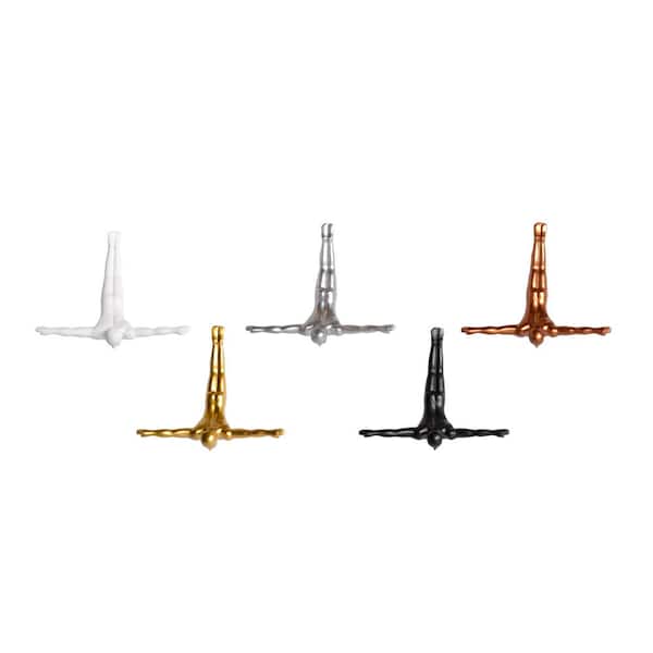 Black, Silver, White, Gold, Bronze Wall Diver (5 pack)