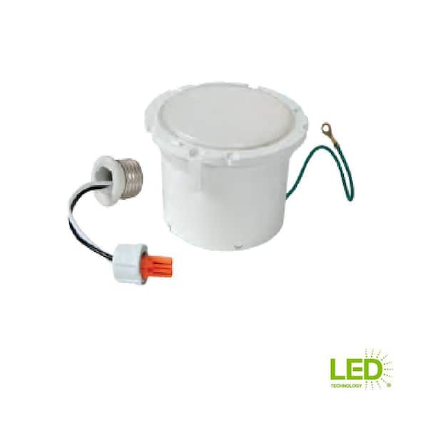 HALO 5 in. and 6 in. 2700K Warm White Integrated LED Recessed Retrofit Downlight Trim Module in White