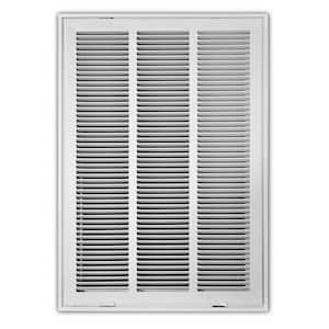 16 in. x 24 in. White Return Air Filter Grille