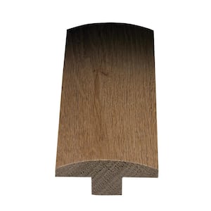 Woodside 1/2 in. Thick x 2 in. Width x 78 in. Length T-Molding Caucho Wood Hardwood Trim