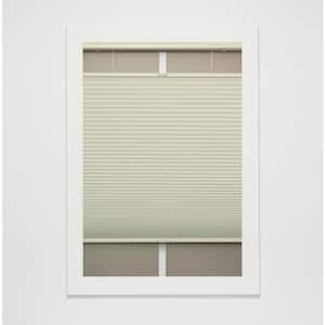 Alabaster Cordless Top-Down Bottom-Up Blackout Eco Polyester Cellular Shades - 19 in. W x 48 in. L