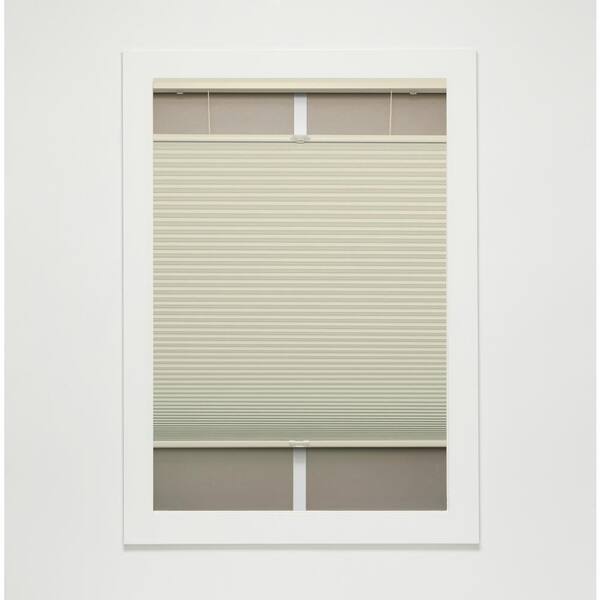 Perfect Lift Window Treatment Alabaster Cordless Top-Down Bottom-Up Blackout Polyester Cellular Shades - 45.5 in. W x 42 in. L
