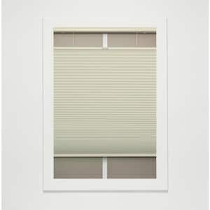Alabaster Cordless Top-Down Bottom-Up Blackout Eco Polyester Cellular Shades - 60.5 in. W x 64 in. L