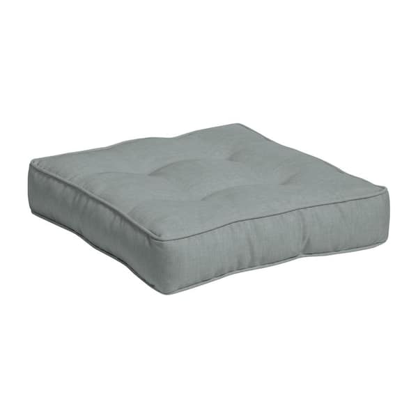 haalbaar raken Verwachting ARDEN SELECTIONS Plush PolyFill 24 in. x 24 in. Deep Seat Outdoor Lounge  Chair Cushion in Stone Grey Leala ZM01517B-D9Z1 - The Home Depot