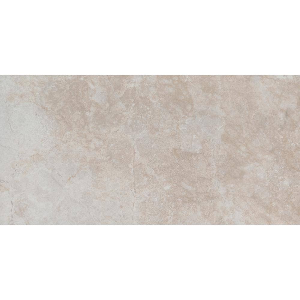 Ansello Ivory Large 12" x 24" Matte Ceramic Tile