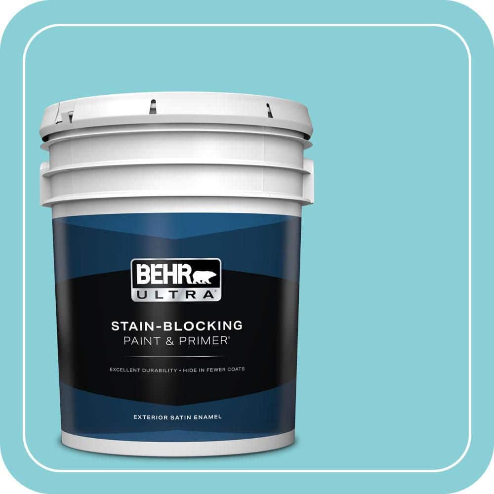 5 gal. Home Decorators Collection #HDC-MD-14 Sky Watch Satin Enamel Exterior Paint & Primer price history on PriceWatchPro