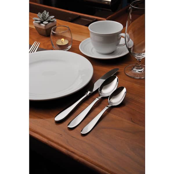 Oneida Shaker 18/0 Stainless Steel Tablespoon/Serving Spoons (Set