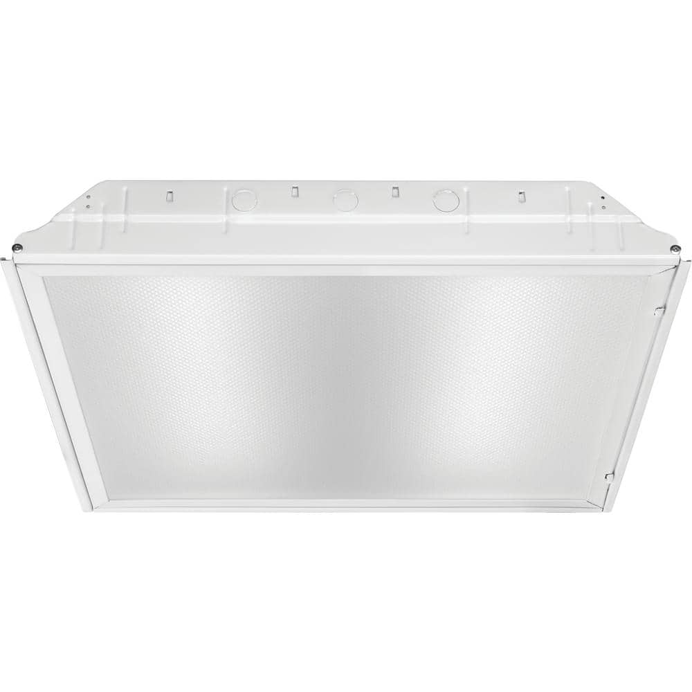 Luxe 24" Square LED Indoor/Outdoor Ceiling Light in Flush White