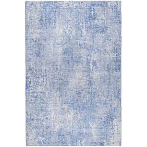 Dream Shag Premium Machine Washable Abstract ADS725 Sky 10 ft. x 14 ft. Area Rug