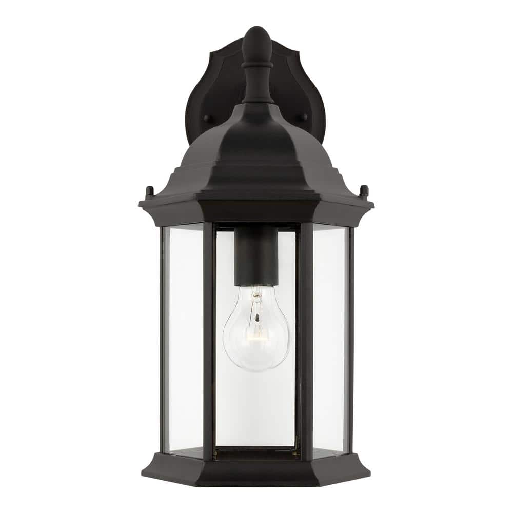 Sevier 1-Light Black Outdoor Wall Lantern price history on PriceWatchPro