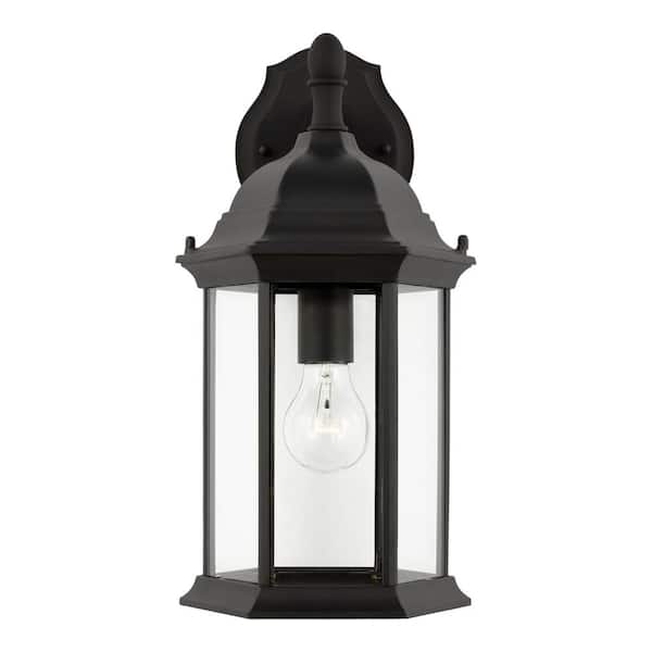 Sevier 1-Light Black Outdoor Wall Lantern