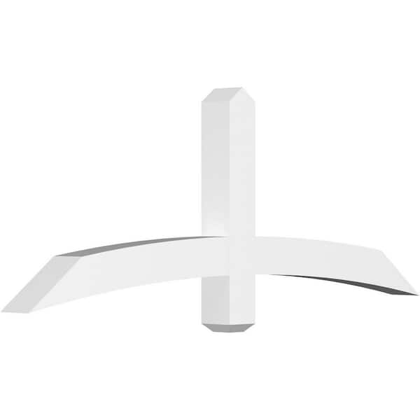 Ekena Millwork Bellingham 60 in. W x 22.5 in. H x 4 in. D Signature Polyurethane Bracket