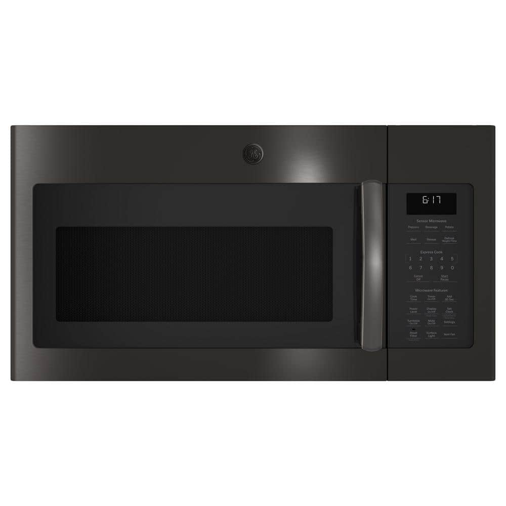 1.7 cu. ft. Over the Range Microwave with Sensor Cooking in Black Stainless Steel, Fingerprint Resistant Black Stainless Steel