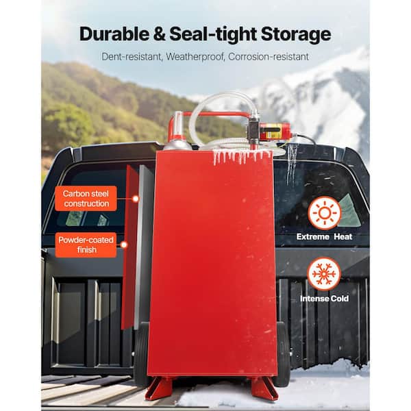 SKYSHALO 30 Gal. Gas Caddy, Max Flow 32L/min, Diesel Tank with