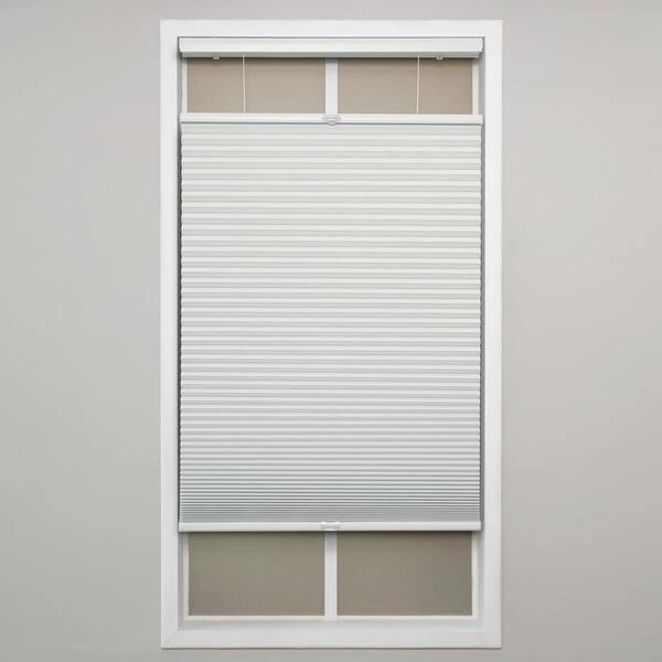 Perfect Lift Window Treatment Cut-to-Width Cream Cordless Blackout Polyester 9/16 in. Top Down Bottom Up Shade 70.5 in. W x 72 in. L