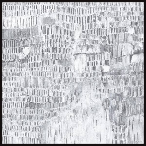 Unbranded "View the Earth" by Parvez Taj Floater Framed Canvas Abstract Art Print 24 in. x 24 in.