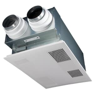 WhisperComfort 60 20-50 CFM Ceiling-Wall Energy Recovery Ventilator/Bathroom Exhaust Fan for Balanced Ventilation