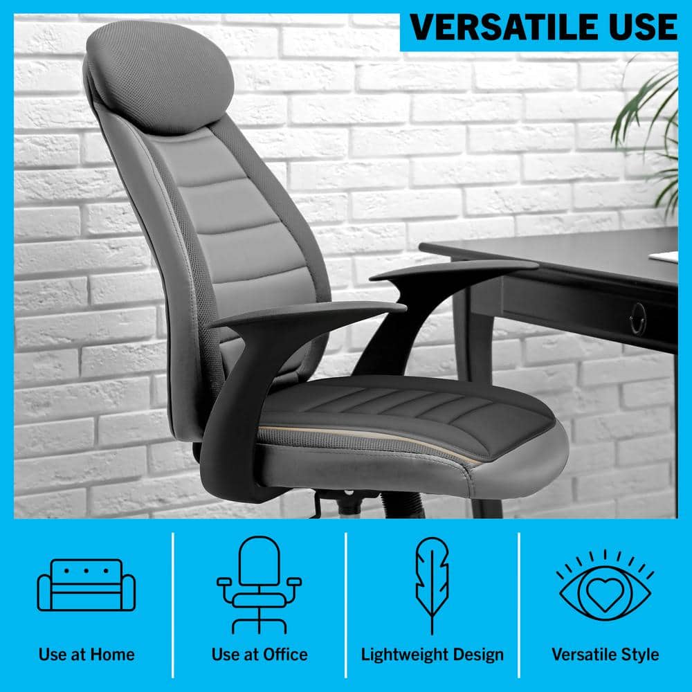 Black Memory Foam Car Seat Cushion Pad with Non-Slip Bottom