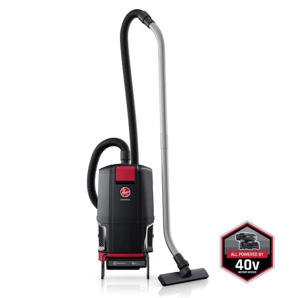 Commercial 40-Volt Brushless, 6 Qt. Bagged, Cordless, HEPA Filter, Kit for All Surfaces, Black Backpack Vacuum Cleaner