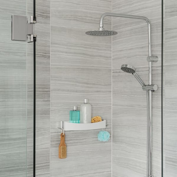 Shower Shelf for Inside Shower Room with Easy Installation – BlessMyBucket