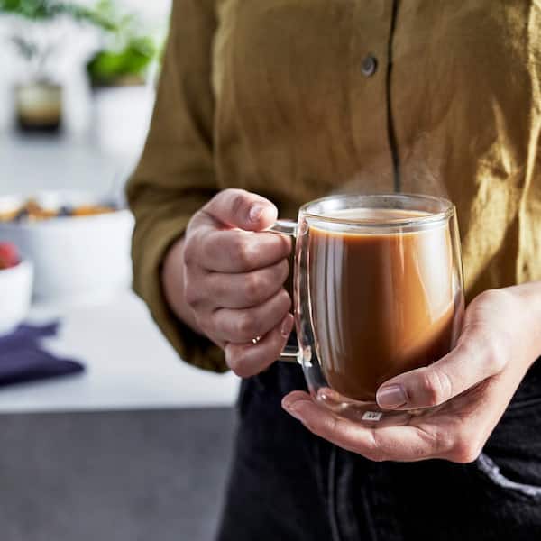 ZWILLING Sorrento Plus 2-pc Double-Wall Glass Coffee Mug Set