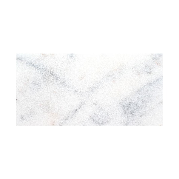 MSI Sierra White 3 cm. x 16 in. x 24 in.Sandblast Marble Paver Tile (10 Pieces/160 sq. ft./pallet)