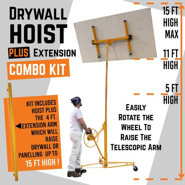 11 ft. Drywall Hoist with 6 ft. Extension Combo 11 ft. Drywall Hoist with 6 ft. Extension Combo