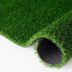 Realistic 5 ft. W x Cut to Length Green Artificial Grass Turf
