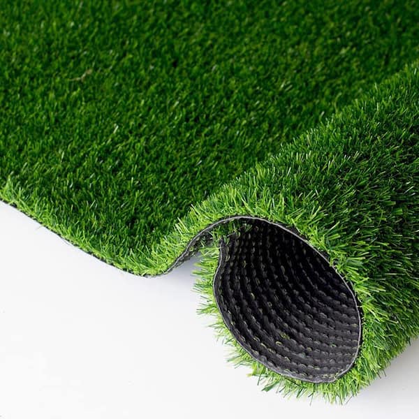 LITA Realistic 7 ft. W x Cut to Length Green Artificial Grass Turf