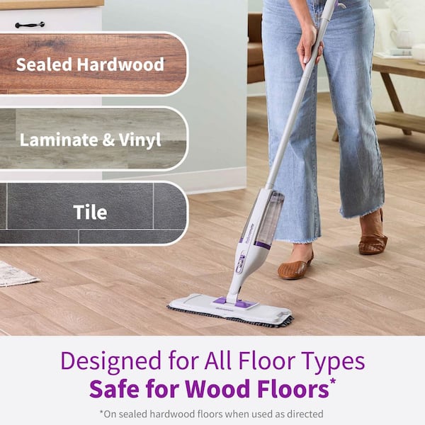 Rejuvenate PowerMax Multi-Surface Microfiber Spray Mop Kit HG
