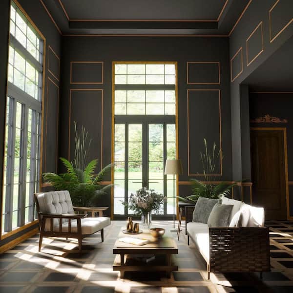 Royal Mouldings 5165 1 in. x 1 in. x 8 ft. PVC Imperial Oak