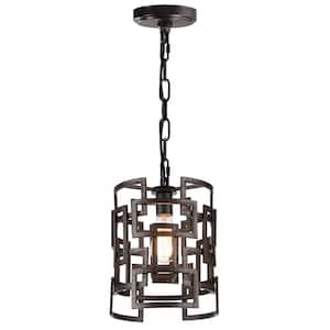Litani 1 Light Down Chandelier With Brown Finish