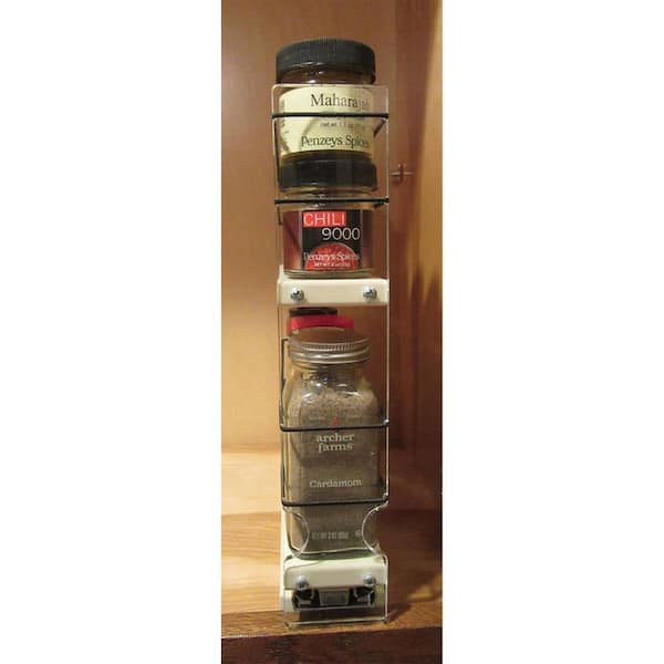 Vertical Spice 2-Tier Sliding Cabinet Mount Spice Organizer Drawer (2  Pack), 1 Piece - Kroger