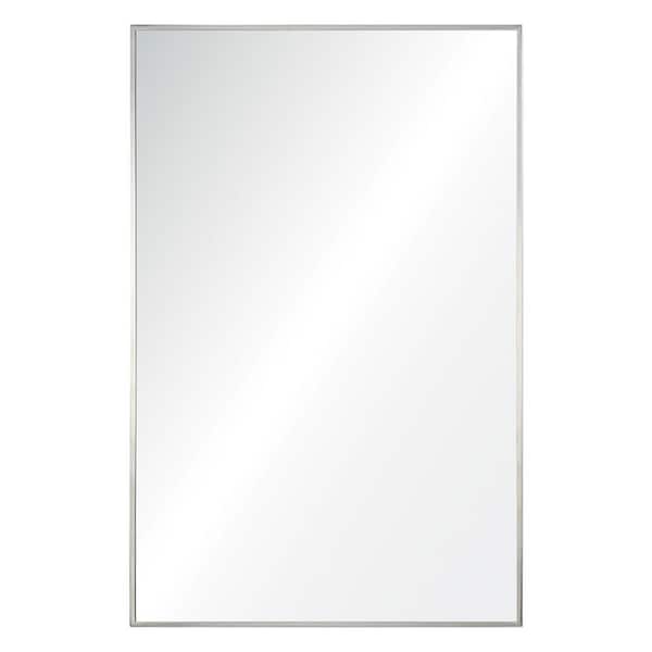 NOTRE DAME DESIGN Medium Square Glass Shatter Resistant Classic Mirror (36 in. H x 24 in. W)
