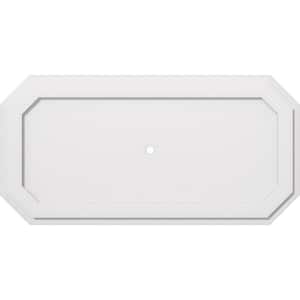 40 in. W x 20 in. H x 1 in. ID x 1 in. P Emerald Architectural Grade PVC Contemporary Ceiling Medallion