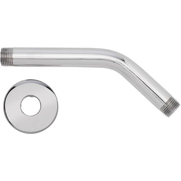 Glacier Bay 8 in. Shower Arm and Flange in Chrome