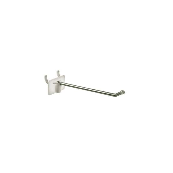 Azar Displays 4 in. Metal Wire Hook with Attached Plastic Back(50-Pack)