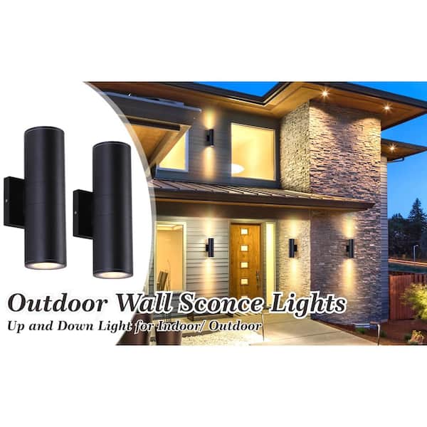 cand HKMGT Aluminum 12- Watt Equivalent Integrated LED Black