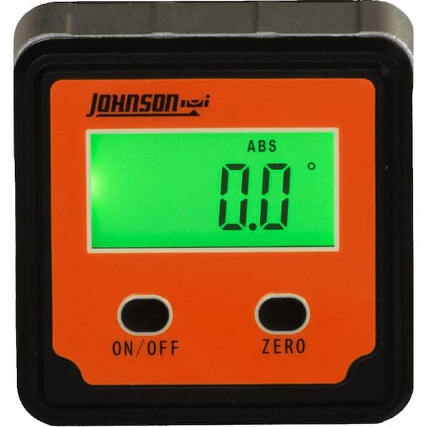 Johnson 2 Button Magnetic Digital Angle Locator 1886 0000 The Home Depot