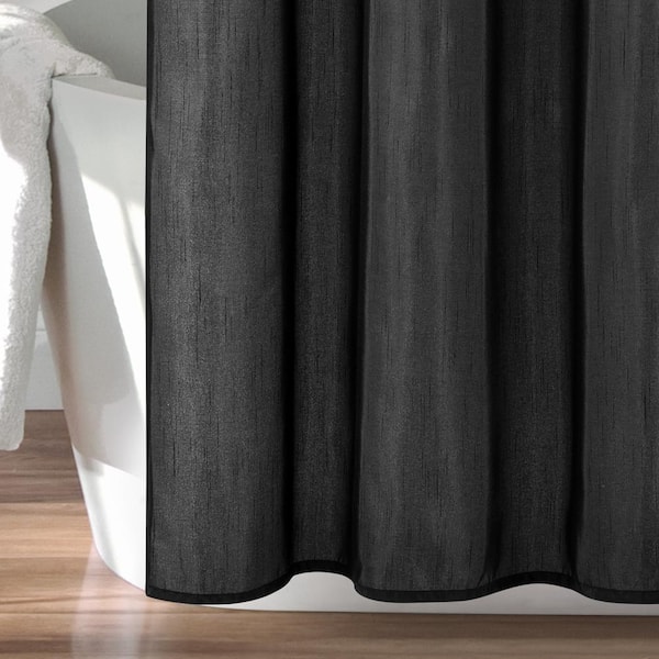 Lush Decor 72 In X Night Sky Shower Curtain Black Single 16t006098 The Home Depot Night Sky Shower Curtain Black Single, Black Leather Curtains