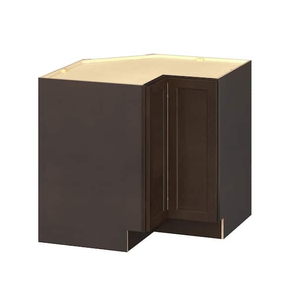 Emerson Cocoa Lazy Susan Base Corner Ready to Assemble Kitchen Cabinet (36 in. W x 0.5 in. H x 36 in. D)