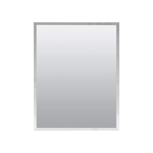 Glacier Bay 16 in. W x 20 in. H X 4 in. D Recessed or Surface Mount Frameless Beveled Bathroom Medicine Cabinet