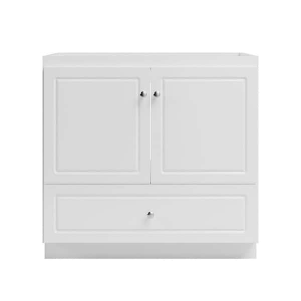 Simplicity by Strasser Ultraline 36 in. W x 21 in. D x 34.5 in. H Bath Vanity Cabinet without Top in Winterset