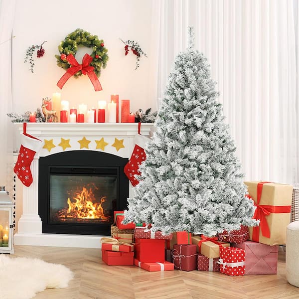 6 ft.Green Pre-Lit Artificial Christmas Tree 3 Minute Quick Shape