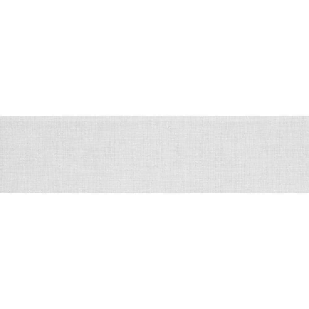 Royal Linen White Bullnose 3 in. x 12 in. Matte Porcelain Floor and Wall Tile Trim (20 linear feet/Case) -  Florida Tile Home Collection, CHDERYL10P43C9