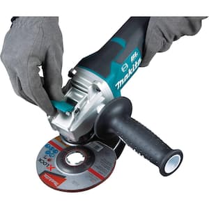18V LXT Brushless Cordless 4-1/2 in./5 in. Paddle Switch X-LOCK Angle Grinder w/bonus X-Lock 3 in. Wire Cup Brush(Qty 4)
