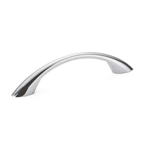Charleston Collection 3 3/4 in. (96 mm) Chrome Modern Cabinet Arch Pull