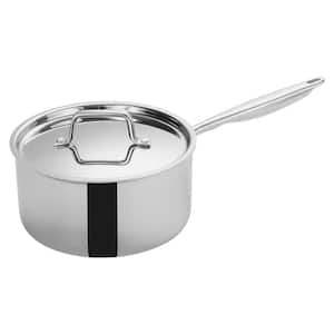4.5 qt. Triply Stainless Steel Sauce Pan with Cover