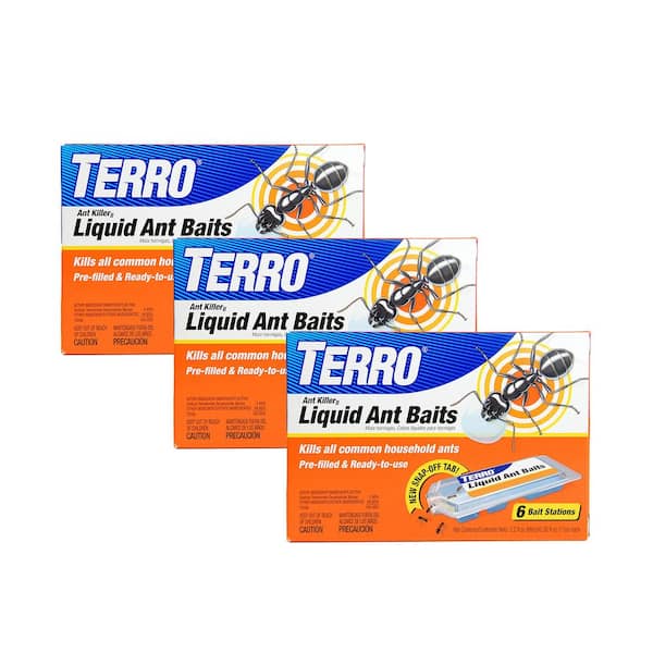 Liquid Ant Baits-3 Pack, 12 Baits Total