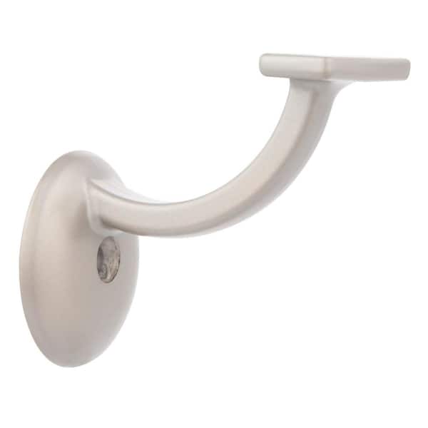EVERMARK Stair Parts 601-B-MD Brushed Nickel Stair-Rail Wall Bracket Accessory